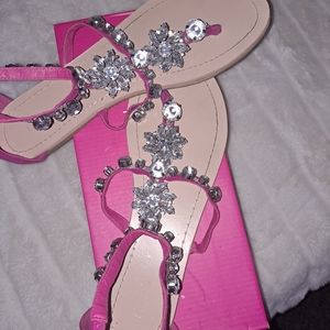 Pink sandals